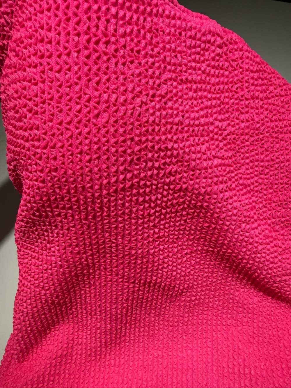 HOT PInk Swim Suit, One Piece, Size:L - Picture 2 of 8